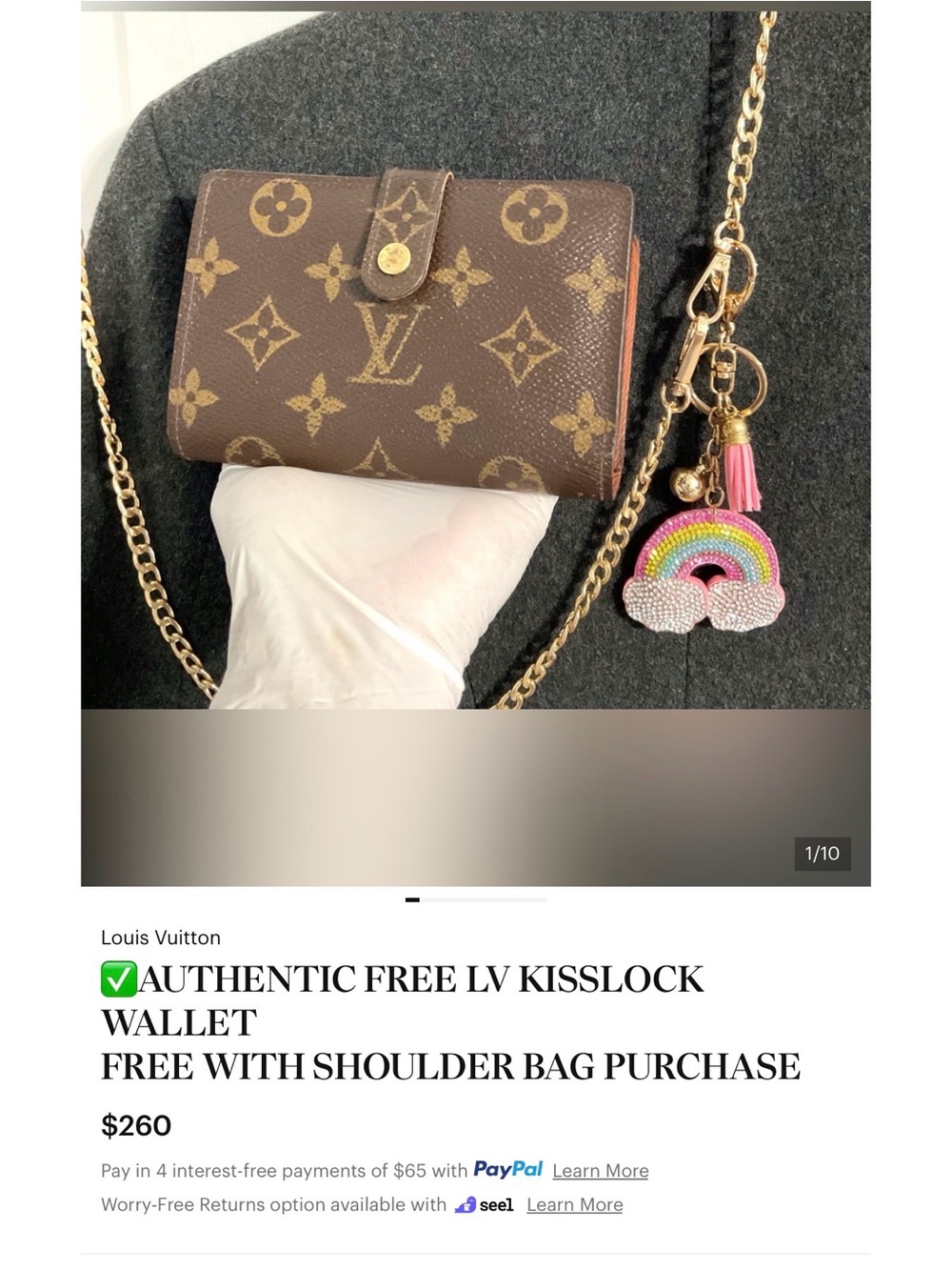 ✅LV BAG+free LV wallet GM ST CLOUD Brown Monogram - Picture 15 of 16